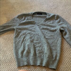 Quince Gray Crew Neck Sweater